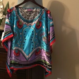 Vibrant Women's Tunic with Intricate Patterns